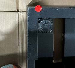 Open Box: Malibu Metal Platform Single Chaise Frame - Black