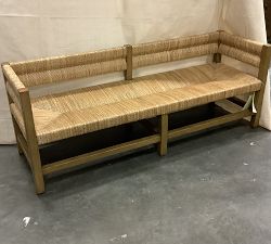 Open Box: Malibu Woven Bench (64") - Honey