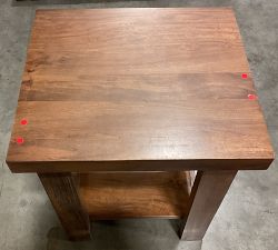 Open Box: Reed End Table (20") - Antique Umber