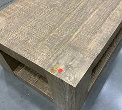 Open Box: Rockport Rectangular Reclaimed Wood Coffee Table (66") - Sierra