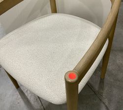 Open Box: Laguna Dining Chair - Performance Boucle Oatmeal, Seadrift