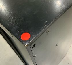 Open Box: Modular Bar Cabinet Base with Wood Doors (18") - Black