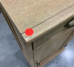 Open Box: Modular Bar Cabinet Base with Wood Doors (18") - Seadrift