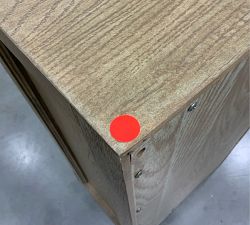 Open Box: Modular Bar Cabinet Base with Wood Doors (18") - Seadrift