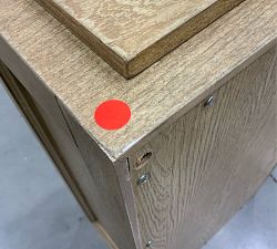 Open Box: Modular Bar Glass Door Hutch (18") - Seadrift