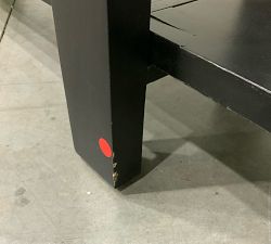 Open Box: Reed Grand Console Table (84") - Warm Black