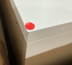 Open Box: Aubrey Modular Media Return Corner Base (49.5"W x 36"H) - Dutch White