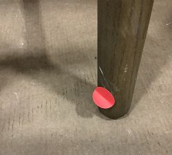 Open Box: Eaton Upholstered Counter Stool (27") - Alcala Wheat, Tan Oak