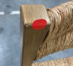 Open Box: Malibu Woven Dining Chair - Honey