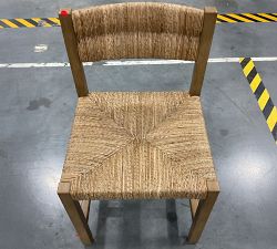 Open Box: Malibu Woven Dining Chair - Honey