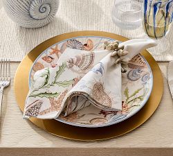 Mini Cowrie Shell Napkin Rings - Set of 4