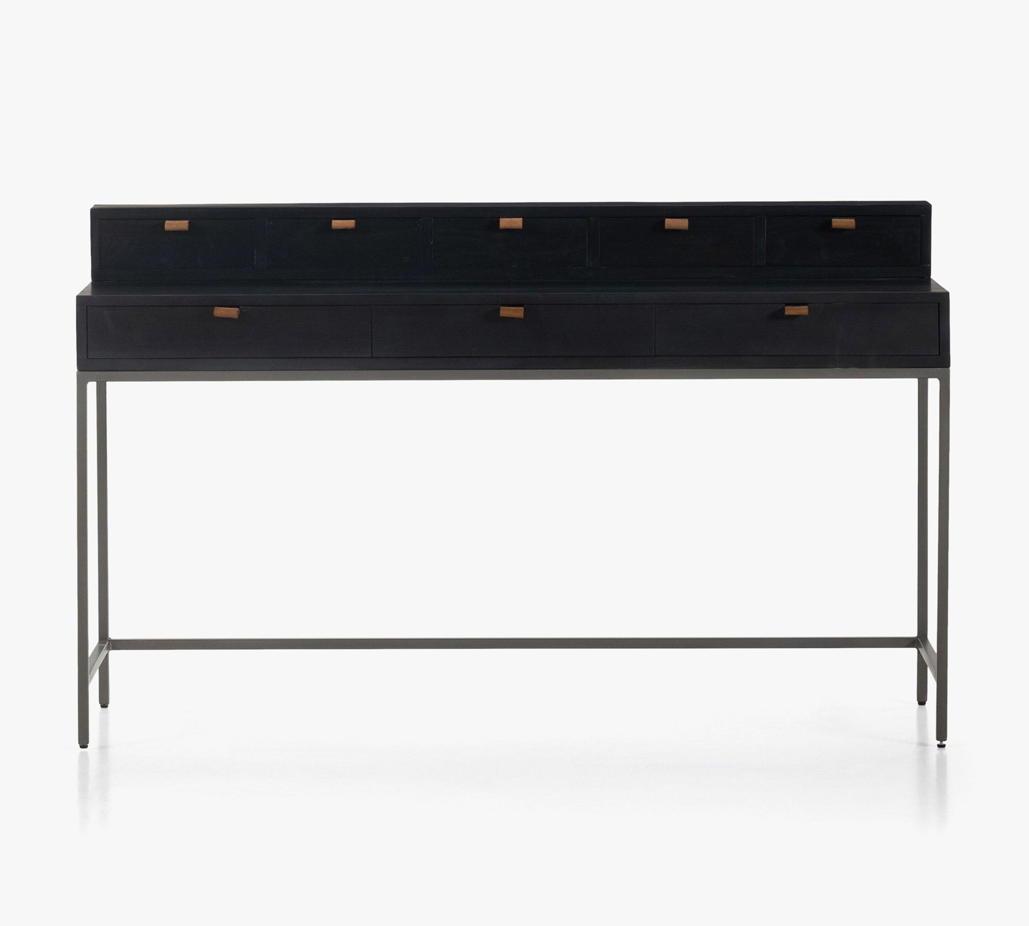 Graham Writing Desk With 5-Drawer Desk Organizer