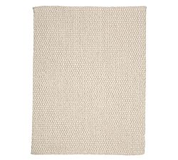 Open Box: Fitz Handwoven Flatweave Performance Rug (3' x 5') - Cream