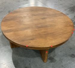 Open Box: Cayman Round Nesting Coffee Table (40") - Antique Umber