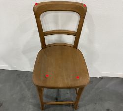 Open Box: Cline Counter Stool (24") - Antique Umber