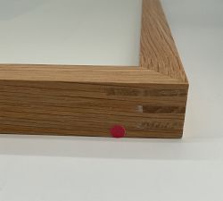 Open Box: Wood Gallery Frame, 16"x20" (5"x7", 11"x14" Opening) - Natural