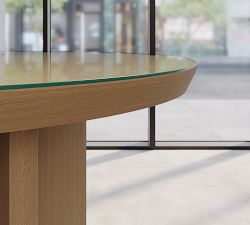 Dietrich Elliptical Glass Communal Table Top