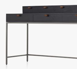 Graham Writing Desk With 5-Drawer Desk Organizer