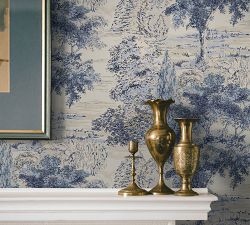 Scenic Tree Toile Removable Wallpaper