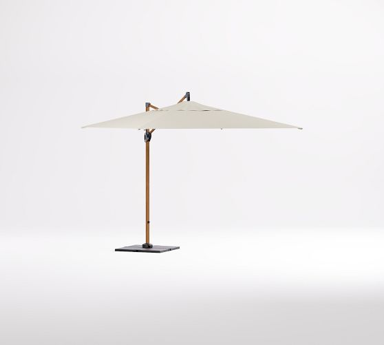 is pottery barn patio umbrella easy to open 10ft 3-Tier Market White Pole, Push Button Tilt, Crank Best Choice Products dry place with adequate ventilation when not in use 9' Round Outdoor Umbrella with