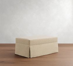 Buchanan Slipcovered Cocktail Storage Ottoman