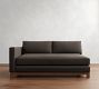 Build Your Own Jake Deep Seat Leather Brindle Wood Base Sectional