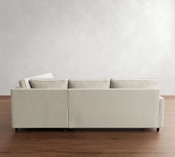 PB Comfort Square Arm 3-Piece L-Shaped Sectional (106")