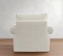 Pearce Roll Arm Slipcovered Swivel Chair