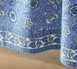 Tamara Block Print Organic Cotton Tablecloth