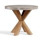 Abbott Concrete &amp; Acacia Round Outdoor Bistro Table (36")