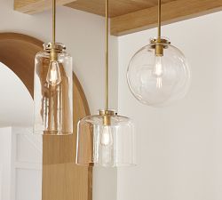 Anderson Glass Cylinder Pendant (7")
