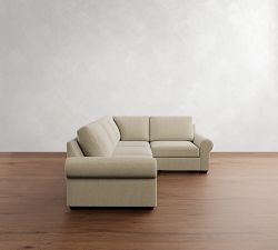 Big Sur Roll Arm 3-Piece Sectional (115")