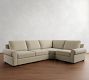 Big Sur Roll Arm 3-Piece Wedge Sectional (123")