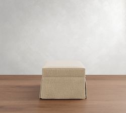 Buchanan Slipcovered Cocktail Storage Ottoman