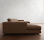 Carmel Lounge Leather Double Chaise Sectional (144"&ndash;184")