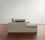 Dream Wood Base Double Chaise Sectional (154"&ndash;174")