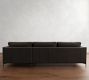 Jake Leather Chaise Sectional (111"&ndash;120")