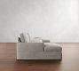 PB Comfort Square Arm Slipcovered Double Chaise Sectional (131"&ndash;165")
