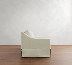 York Slope Arm Slipcovered Sleeper Sofa (72"&ndash;81")