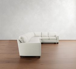 Buchanan Square Arm 5-Piece Curved Wedge Sectional (162")