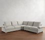 Canyon Roll Arm 3-Piece L-Shaped Wedge Sectional (129")