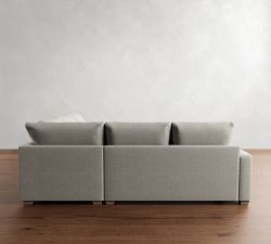 Canyon Square Arm 3-Piece L-Shaped Sectional (118")