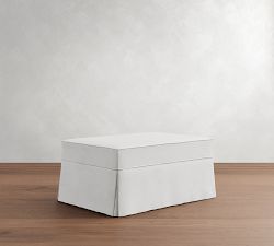 Charleston Slipcovered Ottoman