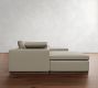 Dream Wood Base Modular 5-Piece Double Chaise Sectional (154")