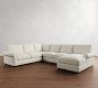 PB Comfort Roll Arm L-Shaped Chaise Sectional (137")