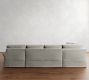 PB Comfort Roll Arm Slipcovered L-Shaped Chaise Sectional (137")