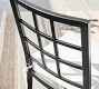 Riviera Metal Rectangular Dining Table + Chair Outdoor Dining Set
