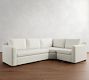 Shasta Square Arm 3-Piece Wedge Sectional (105"&ndash;110")