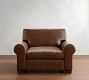 Turner Roll Arm Leather Chair