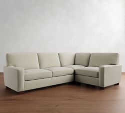 Turner Square Arm 3-Piece Sectional (106"&ndash;110")